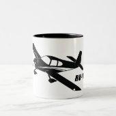 Packwagen RV-10 Zweifarbige Tasse (Mittel)