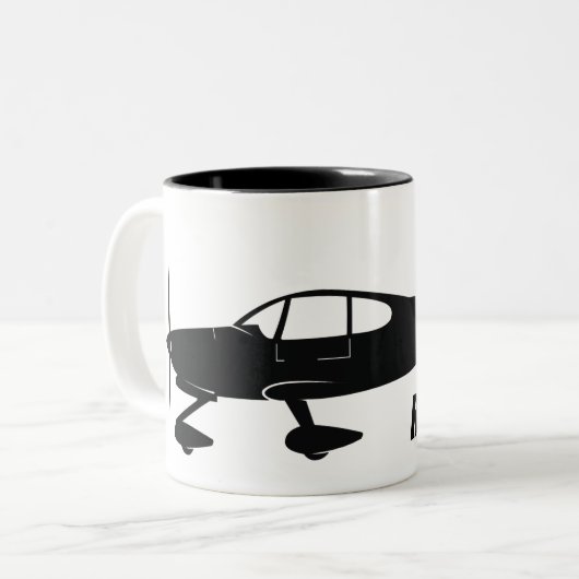 Packwagen RV-10 Zweifarbige Tasse (Vorderseite Links)