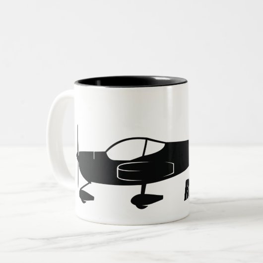 Packwagen RV-12 Zweifarbige Tasse (Vorderseite Links)
