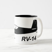 Packwagen RV-14 Zweifarbige Tasse (VorderseiteRechts)