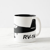 Packwagen RV-14 Zweifarbige Tasse (VorderseiteRechts)