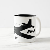 Packwagen RV-4 Zweifarbige Tasse (VorderseiteRechts)