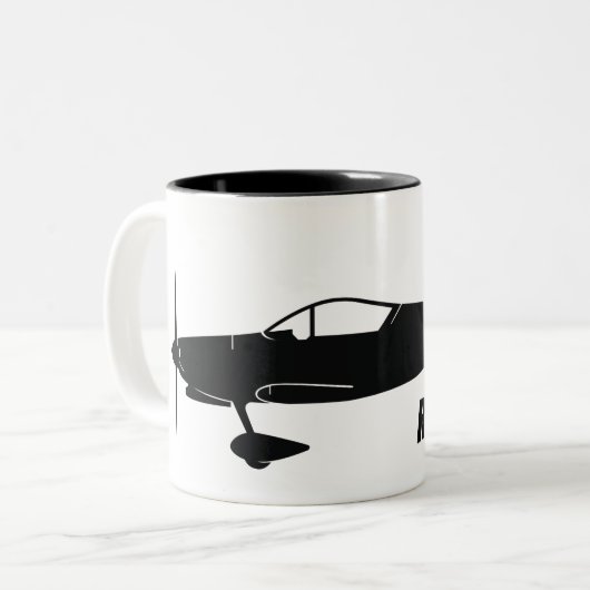 Packwagen RV-7 Zweifarbige Tasse (Vorderseite Links)