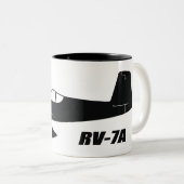 Packwagen RV-7A Zweifarbige Tasse (VorderseiteRechts)