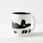 Packwagen RV-7A Zweifarbige Tasse (VorderseiteRechts)