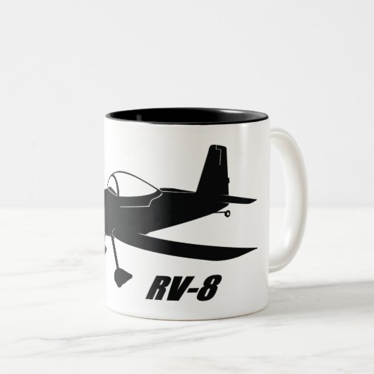 Packwagen RV-8 Zweifarbige Tasse (VorderseiteRechts)