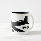 Packwagen RV-8A Zweifarbige Tasse (VorderseiteRechts)