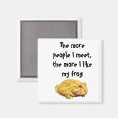 Pacman Frog Lemon Magnet (Vorderseite/Rückseite)