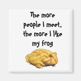 Pacman Frog Lemon Magnet