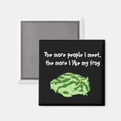 Pacman Frogs besser als Menschen? Magnet (Vorderseite/Rückseite)