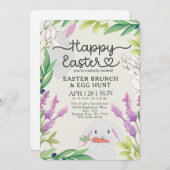 Paco der Sonnenbrunch & Eierjagd Einladung (Vorne/Hinten)