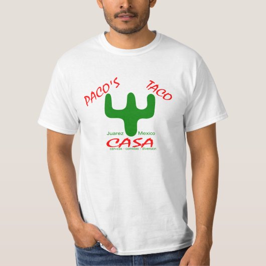 Pacos Taco-Casa T-Shirt (Vorderseite)
