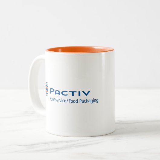 Pactiv Kaffee-Tasse Zweifarbige Tasse (Vorderseite Links)