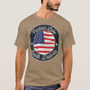 Pactola Lake - Patriotic South Dakota Souvenir T-S T-Shirt