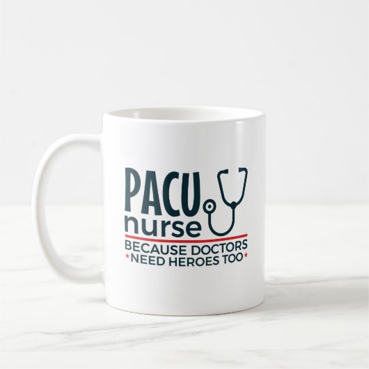 PACU-Krankenschwester, weil Ärzte auch Helden brau Kaffeetasse (Links)
