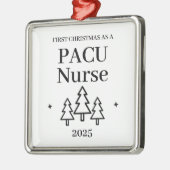 Pacu Nurse Christmas Ornament Aus Metall (Links)