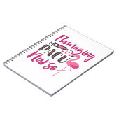 PACU Nurse Flamingo Nurse's Week Wertungsgeschenk Notizblock (Linke Seite)