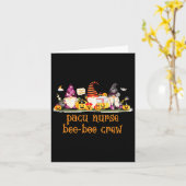 Pacu Nurse Rn Halloween Boo-Crew Karte (Gelbe Blume)