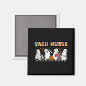 Pacuschwester Gruseliger Geist Halloween Süße Pfle Magnet (Vorderseite/Rückseite)