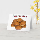 Paczki Day Karte (Gelbe Blume)