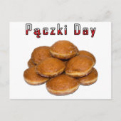 Paczki Day Postkarte (Vorderseite)