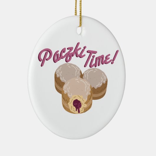 Paczki Time Keramik Ornament (Rechts)