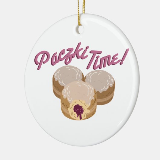 Paczki Time Keramik Ornament (Links)