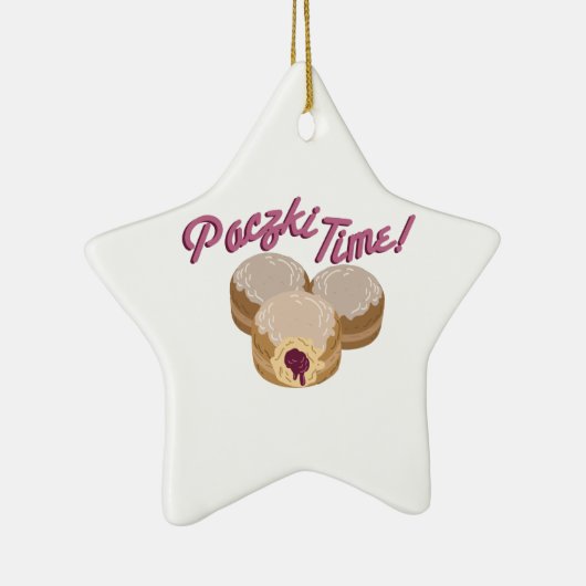 Paczki Zeit! Keramik Ornament (Rechts)