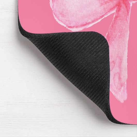 Pad der Maus mit rosa Unterknüppel - Sammlung rosa Mousepad (Ecke)