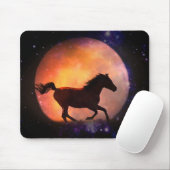 Pad für hübsche Pferde und Mäuse Mousepad (Mit Mouse)