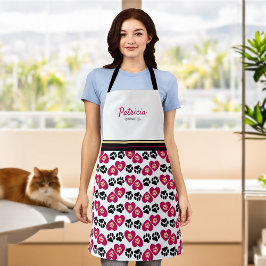 Pad-irgendein Personalisierter Name Pet Pad Print Schürze