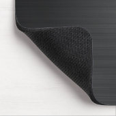 Pad-Maus-Pad mit schwarzem Pinsel aus Metall Mousepad (Ecke)