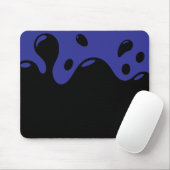 Pad mit blauen und schwarzen Maus Mousepad (Mit Mouse)