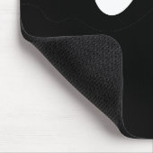 Pad mit weißer Maus und schwarzer Maus Mousepad (Ecke)