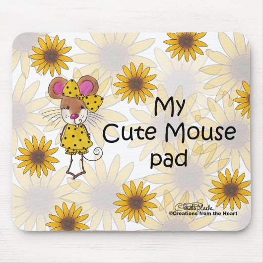 Pad "Niedliche Maus" Mousepad (Vorne)