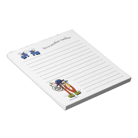 Pad Number 1 Notizblock (angewinkelt)