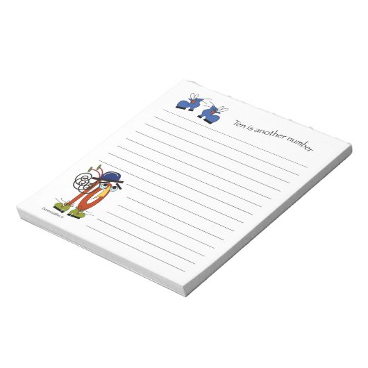 Pad Number 1 Notizblock (Rotiert)