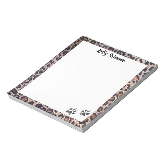 Pad Print! Cat Theme personalisierte Notizblock (Rotiert)