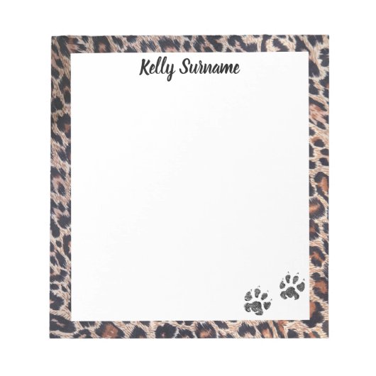 Pad Print! Cat Theme personalisierte Notizblock (Vorderseite)