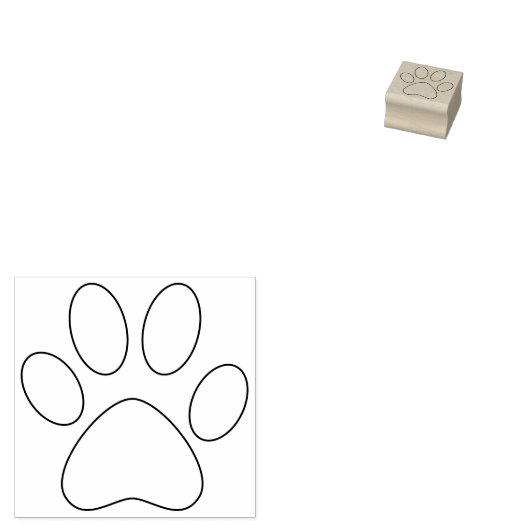 Pad Print Kontur Right Pet Katze Hund einfach klei Gummistempel (Stempel)