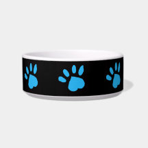 Pad Print Pet Bowl (Schwarz & Blau)