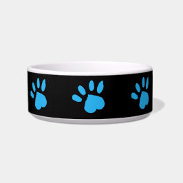 Pad Print Pet Bowl (Schwarz & Blau) Napf