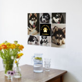 Pad Print Pet in Love Memory Black Foto Collage Foliendrucke (Ablage(Küche))