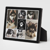 Pad Print Pet in Love Memory Black Foto Collage Fotoplatte (Seite)
