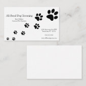 Pad Prints Pet Service Visitenkarte (Vorne/Hinten)