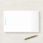 Pad Shopping List Wintery Wirbel nachschicken Post-it Klebezettel (Auf Schreibtisch)