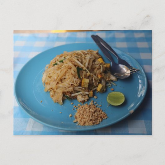 Pad Thai Postcard Postkarte (Vorderseite)