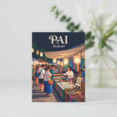 Pad Thai Postkarte (Stehend Vorderseite)