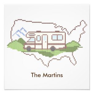 Pädagoge-Poster für Ihre Road-Trip USA Fotodruck