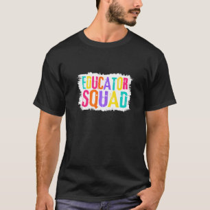 Pädagoge Squad farbenfrohe Paint Brush T-Shirt